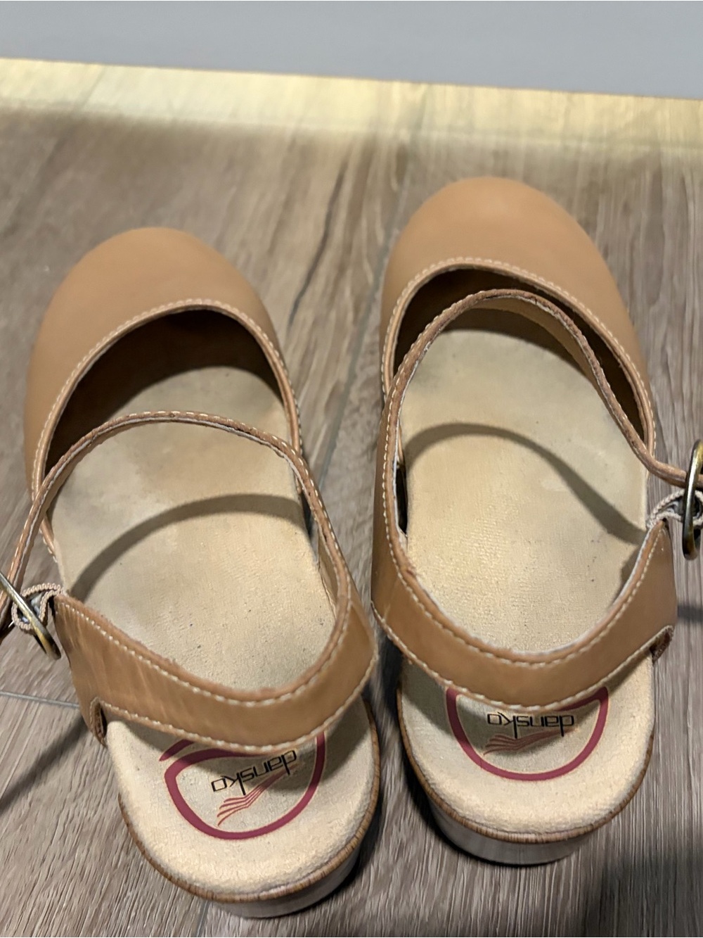 Dansko Sam Clogs in Sand Dollar Full Grain - Picture 4 of 8